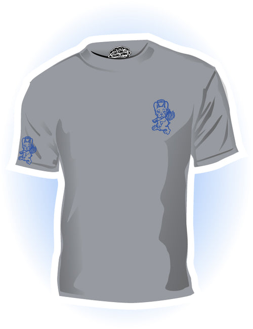 Frenchie hero 2 small logo t-shirt