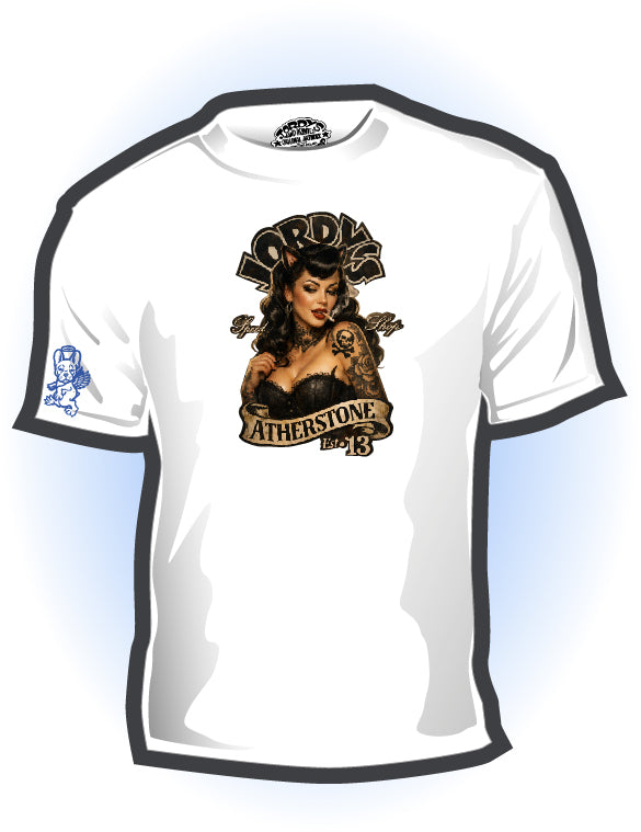 Hot Rod Hero pin up 1 t-shirt