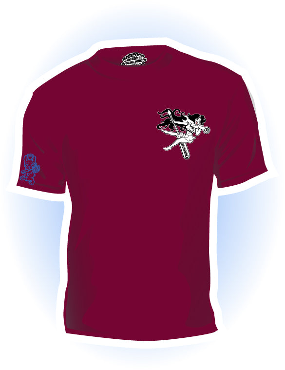 Hot Rod Hero 7 small logo t-shirt