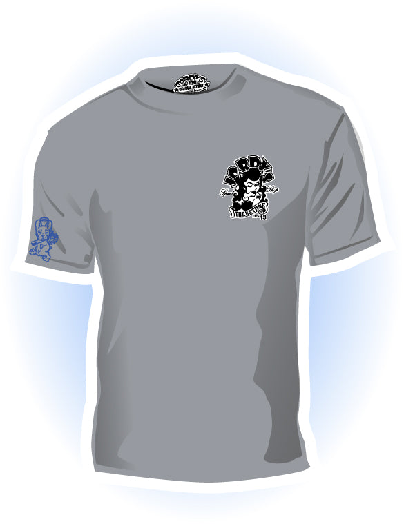 Hot Rod Hero 5 small logo t-shirt