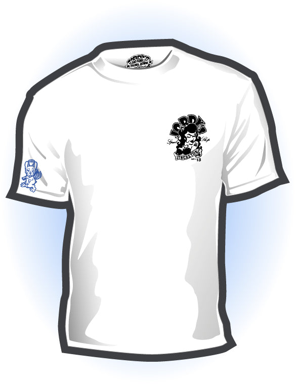 Hot Rod Hero 5 small logo t-shirt