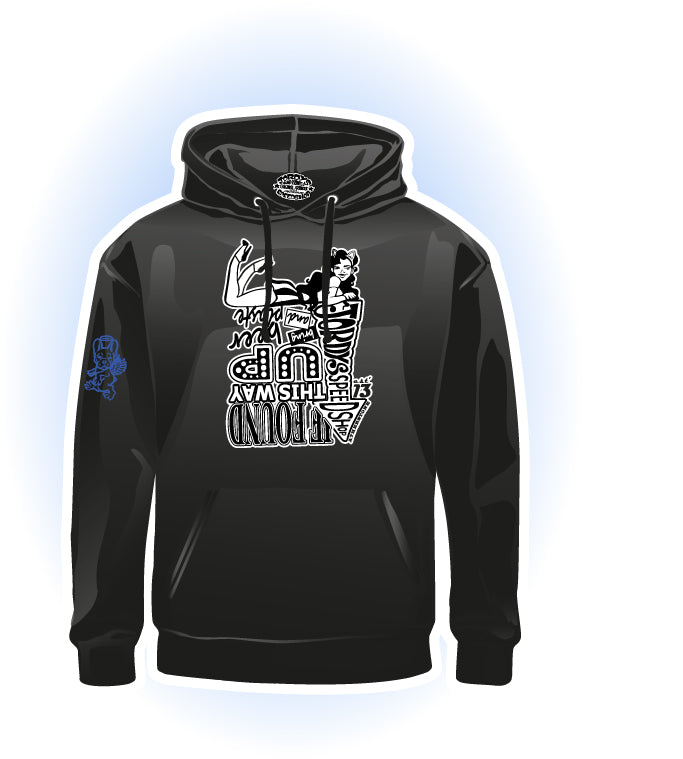Hot rod hero 8 hoodie